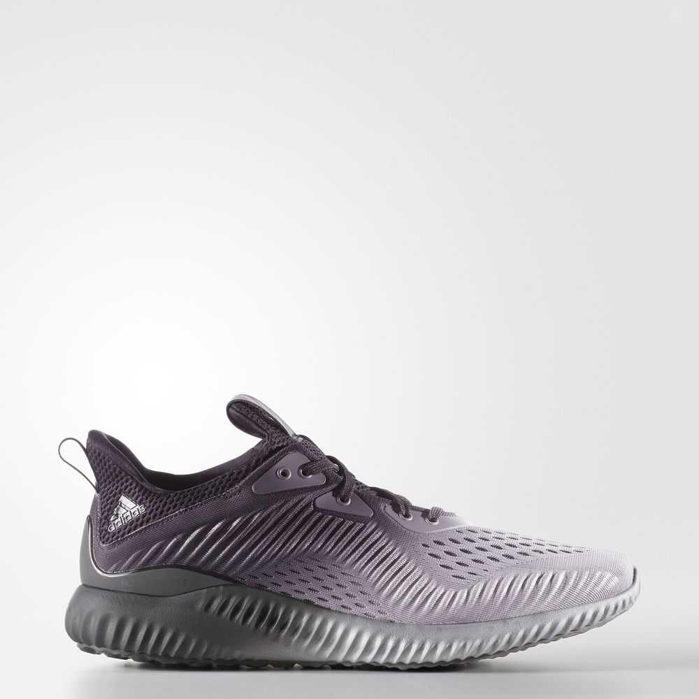 Adidas Alphabounce Em - παπουτσια για τρεξιμο ανδρικα - Μαυρα/Γκρι/Ασπρα,Μέγεθος: EU 36 – 54 2/3 (85